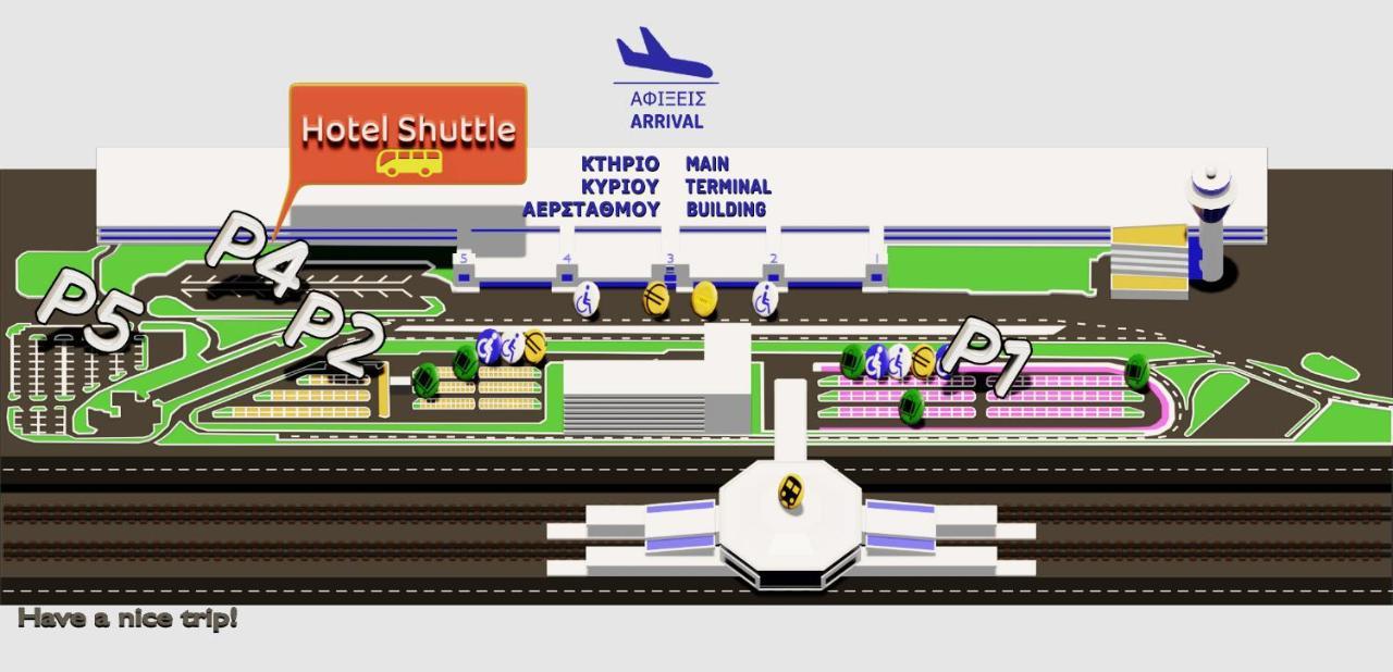 Gk Airport Suites - Free Shuttle By Gk Properties Markópoulon 外观 照片